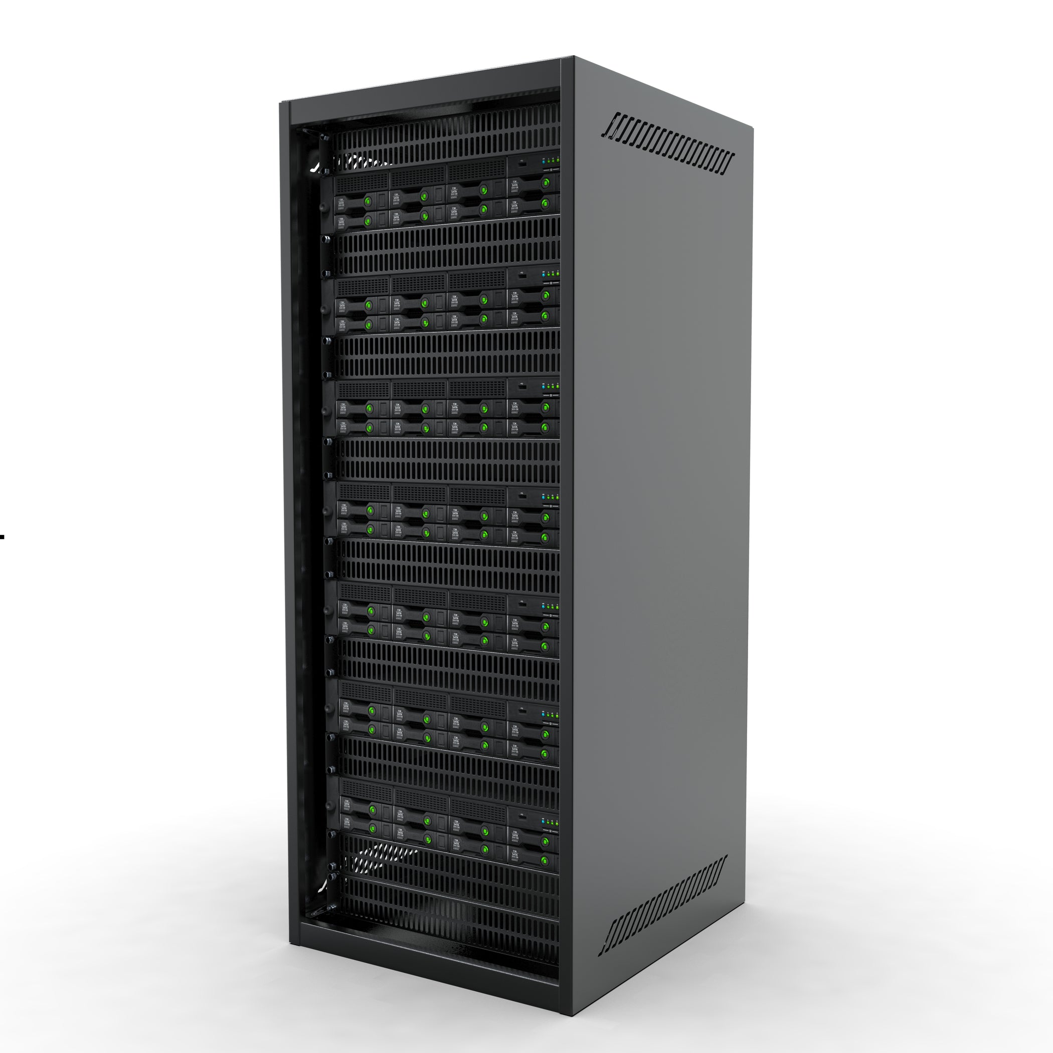 2U Rackmount Venting Panel - Spacer for 19