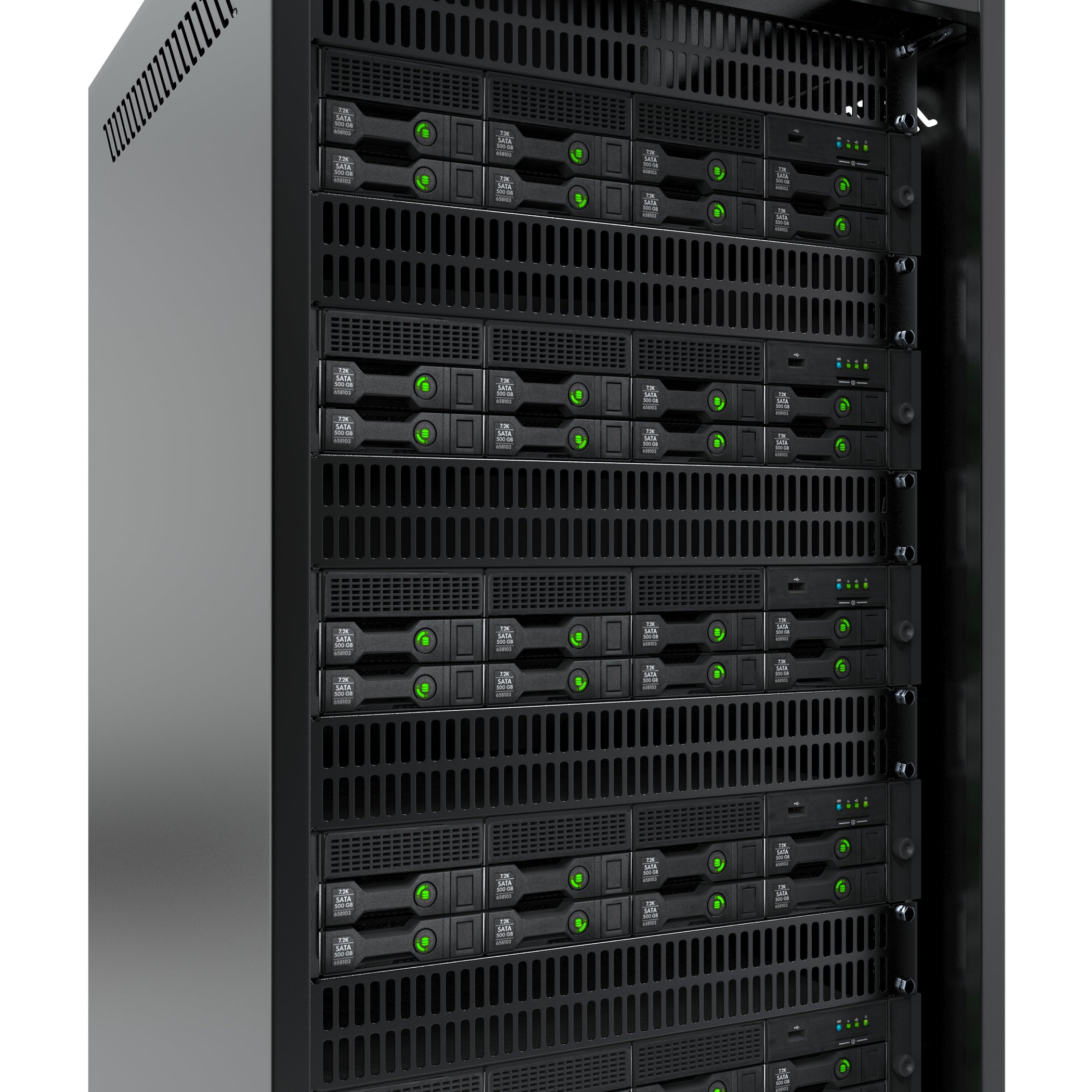2U Rackmount Venting Panel - Spacer for 19