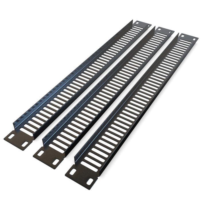 Rackmount Venting Panel - 1U (3 Pack) Spacer for IT/AV 19 inch Network Server Rack Mount Cabinet Enclosure