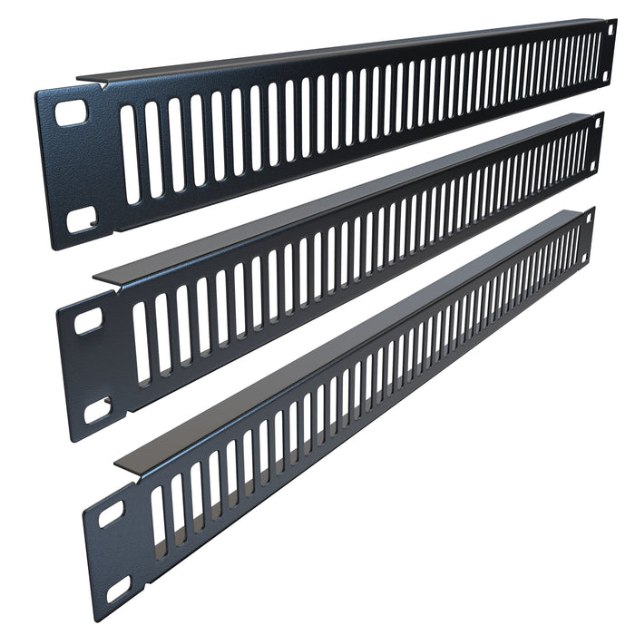 Rackmount Venting Panel - 1U (3 Pack) Spacer for IT/AV 19 inch Network Server Rack Mount Cabinet Enclosure