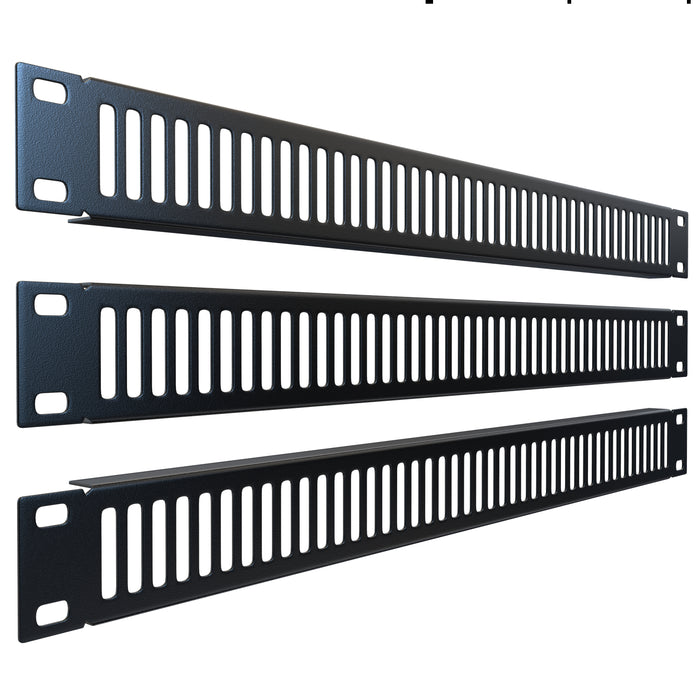 Rackmount Venting Panel - 1U (3 Pack) Spacer for IT/AV 19 inch Network Server Rack Mount Cabinet Enclosure