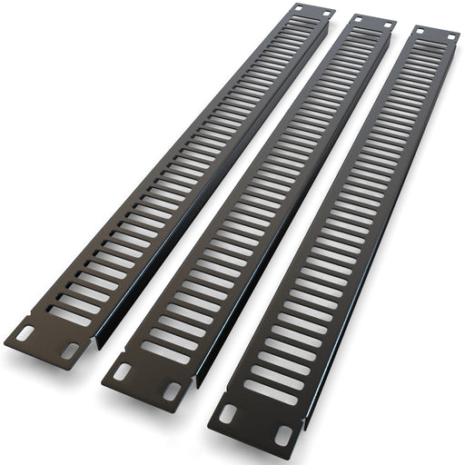 Rackmount Venting Panel - 1U (3 Pack) Spacer for IT/AV 19 inch Network Server Rack Mount Cabinet Enclosure