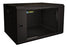 6U Server Rack Cabinet 19" - Vent Fans - Lockable Glass Door - Steel Frame - Lockable Removable Sides