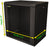 12U Server Rack Cabinet 19" - Vent Fans - Lockable Glass Door - Steel Frame - Lockable Removable Sides